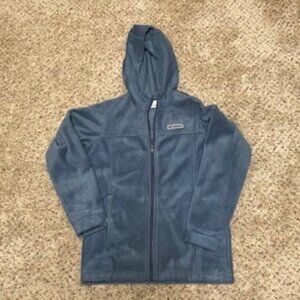 Columbia Light Blue Fleece Full Zip Jacket – M (10/12)